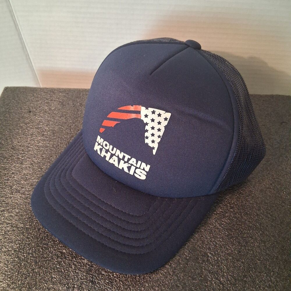 Mountain Khakis Adult Snapback Hat Mesh Trucker Cap Outdoors Adjustable